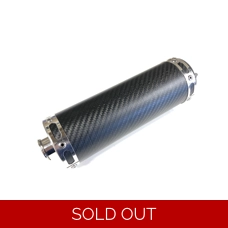 Exhaust End Can Muffler Black Carbon Jl Franspeed